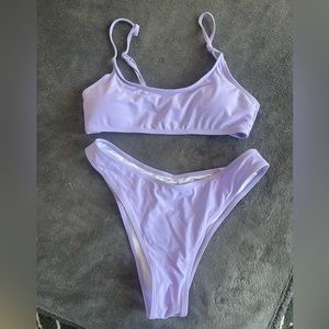 SHEIN purple bikini, size S. NWOT